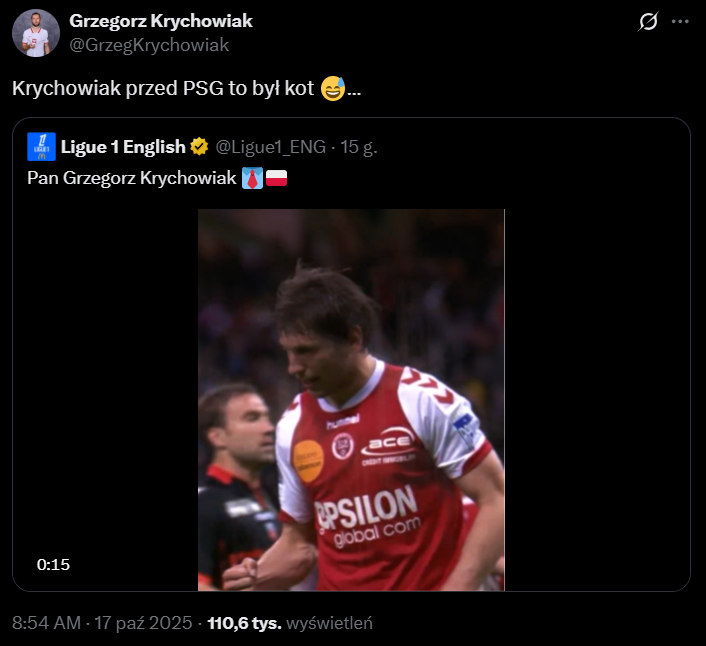 Grzegorz Krychowiak SKOMENTOWAŁ film Ligue 1 z jego NAJLEPSZYMI AKCJAMI :D